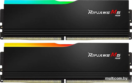 Оперативная память G.Skill Ripjaws M5 RGB 2x32ГБ DDR5 6400 МГц F5-6400J3239G32GX2-RM5RK