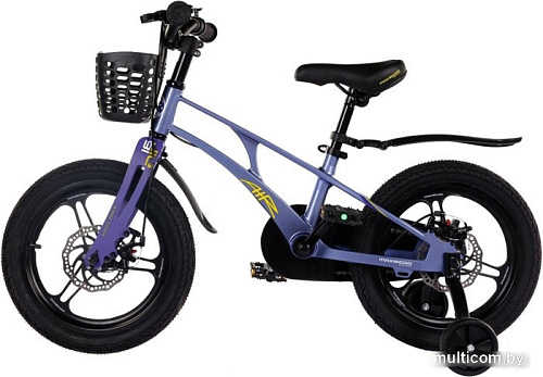 Детский велосипед Maxiscoo Air Pro 16 2024 (синий карбон)