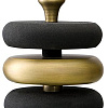 Подсвечник Bergenson Bjorn Stone BB0000194 (черный/античная латунь)