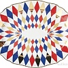 Блюдо Bitossi Abracadabra ABR01095 (ромбы)