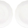 Набор тарелок Elan Gallery Белый узор 540158 (2 шт)