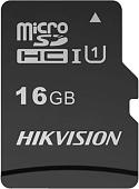 Карта памяти Hikvision microSDHC HS-TF-C1(STD)/16G/Adapter 16GB