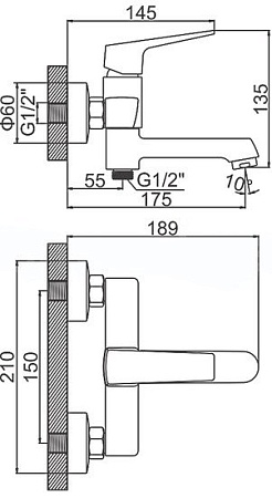 Смеситель Ledeme L3181