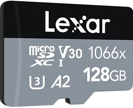 Карта памяти Lexar microSDXC LMS1066128G-BNANG 128GB (с адаптером)