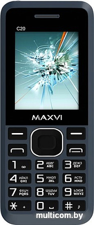 Мобильный телефон Maxvi C20 (маренго)