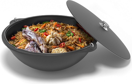 Казан Везувий 8л с ручкой без крышки