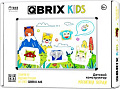 Магнитный конструктор QBRIX Kids Магнитики. Зверьки 30090