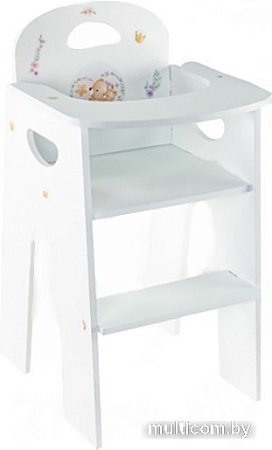 Стульчик для кукол Woody Стульчик для кормления кукол. Алиса Мишка 03960