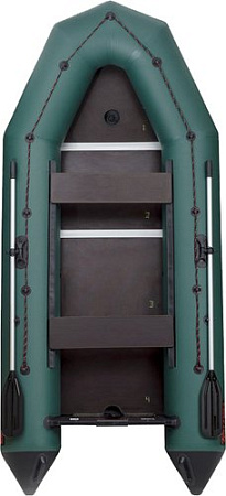 Моторно-гребная лодка Leader Boats Тайга-340 киль 0062872 (зеленый)