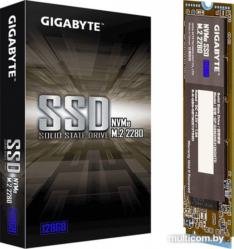 SSD Gigabyte NVMe 128GB GP-GSM2NE3128GNTD