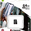 Карта памяти Kingston Canvas Select Plus microSDXC 64GB