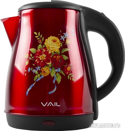 Электрочайник Vail VL-5555 (красный)