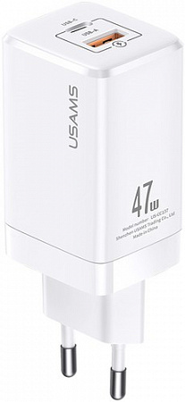 Сетевое зарядное Usams US-CC137 T41 (белый)