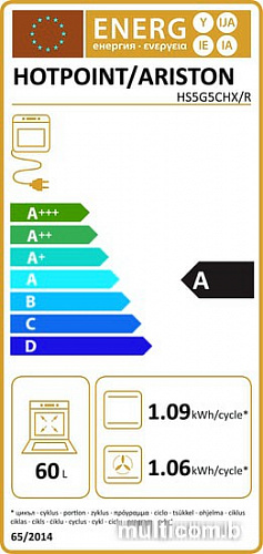 Кухонная плита Hotpoint-Ariston HS5G5CHX/R