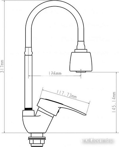 Смеситель Econoce EC0291BL