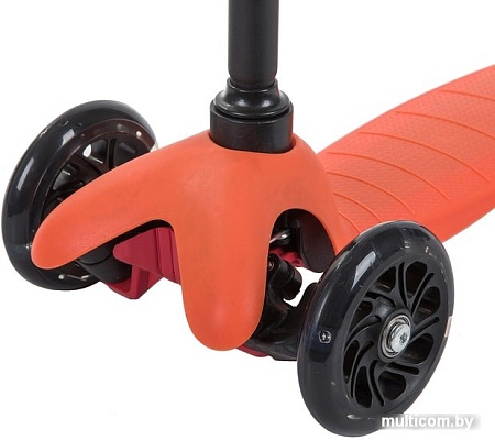 Самокат Novatrack Disco-kids Basic 120H.DISCOKIDS.BOR9 (черный/оранжевый)