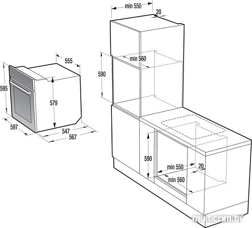 Духовой шкаф Gorenje BO658A34WG
