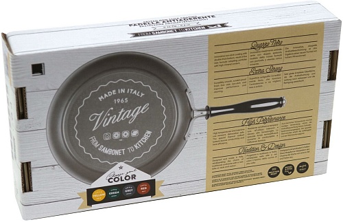 Сковорода Sambonet 1965 Vintage Aluminum 51014R28 (красный)