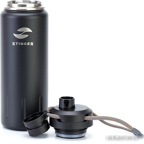 Термос Stinger HD-710-46CB 0.71л (черный карбон)
