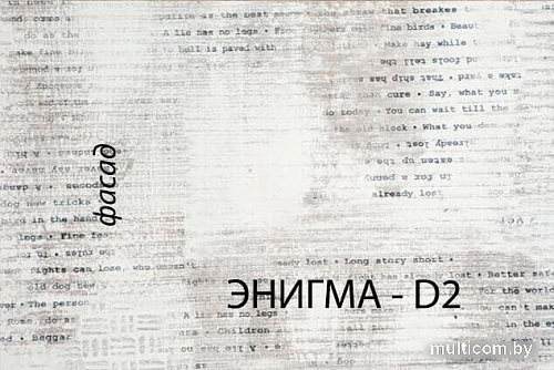 Книжный шкаф Anrex Diesel 1D1S/D2 Дуб Мадура/Энигма