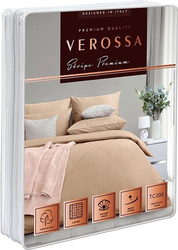 Постельное белье Verossa Stripe сем. Bronze VRT 3035 70079 ST13 23