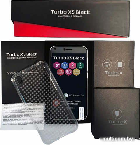 Смартфон Turbopad X5 Black (черный)