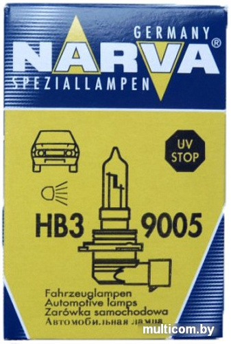 Галогенная лампа Narva HB3 1шт [48005]
