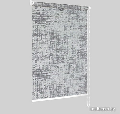 Мини рулонные шторы Delfa СРШ 01МПД 3497 52x170 (серый, рисунок лондон)