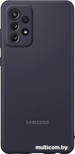 Чехол Samsung Silicone Cover для Samsung Galaxy A72 (черный)