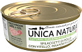 Консервированный корм для кошек Unica Natura Unico Indoor с курицей, телятиной и оливками 70 г