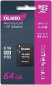 Olmio microSDXC 64GB UHS-I U3