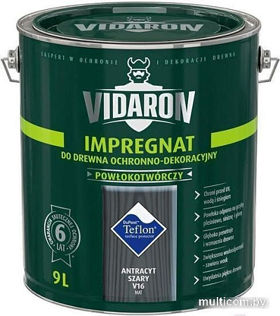 Пропитка Vidaron Impregnant V16 9 л (антрацит)