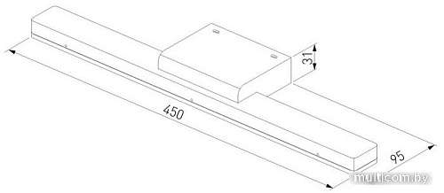 Подсветка для зеркал Elektrostandard Protect MRL LED 1111 (алюминий)
