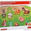 Мозаика/пазл Hape Ферма E1408