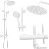 Душевая система Rea Lungo white REA-P6608