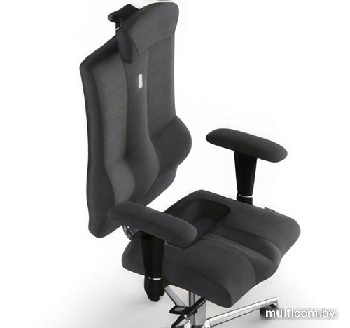 Кресло Kulik System Elegance (азур, серый с подголовником)
