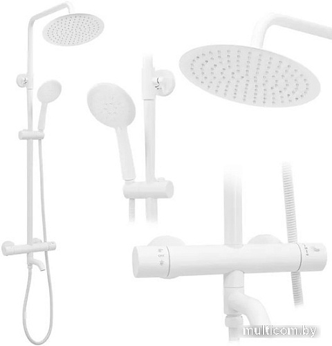 Душевая система Rea Lungo white REA-P6608