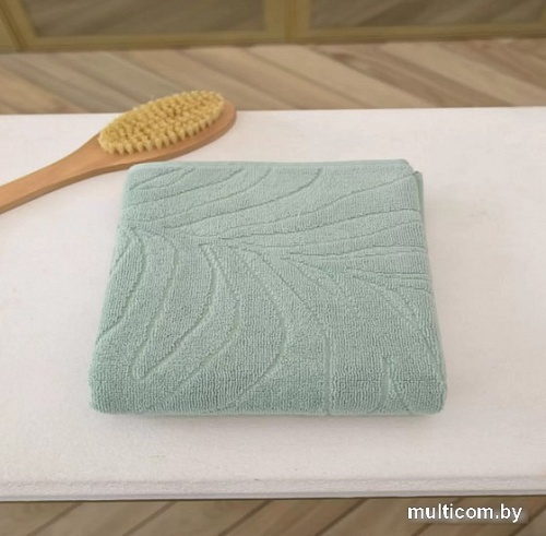 Полотенце Belezza Flora 50x80 6188087 (светло-зеленый/зеленый)