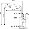 Смеситель Franke Urban 115.0627.524 (черный матовый)