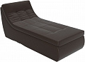 Модульный диван Лига диванов Холидей 101905 (коричневый)