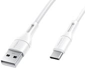 Кабель Usams USB Type-A - USB Type-C US-SJ501 (1.2 м, белый)