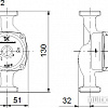 Насос Grundfos UPS 25-50 130