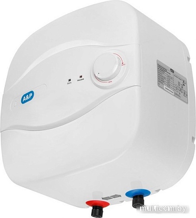 Накопительный электрический водонагреватель над мойкой A&P 310-15A