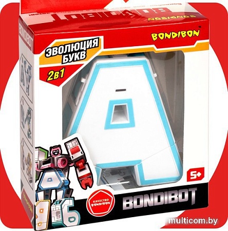 Трансформер Bondibon Bondibot Буква А ВВ5486