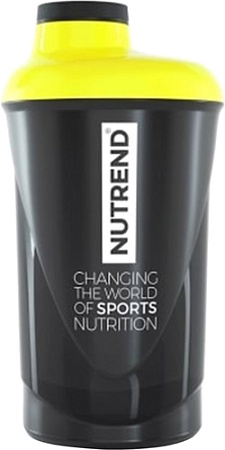 Шейкер Nutrend NT81797 600мл (черный/желтый)
