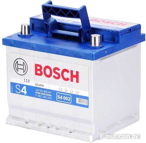 Автомобильный аккумулятор Bosch S4 002 (552400047) 52 А/ч