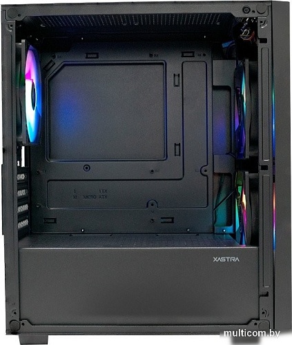 Корпус XASTRA A306M 3FRGB (черный)