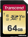 Карта памяти Transcend SDXC 500S 64GB