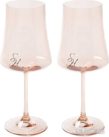 Набор бокалов для вина Stenova Home Astoria Coral 611018