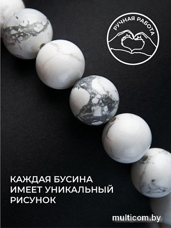 Серьги Wolves Элитный Кахолонг 40840 №2